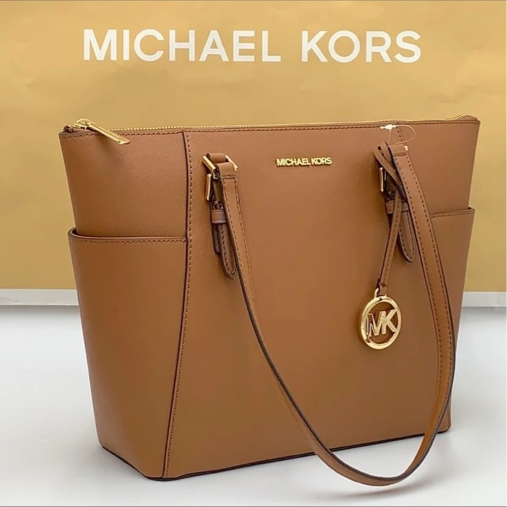 MICHAEL KORS CHARLOTTE LARGE TOP ZIP  Tote bag - Picture 2 of 15